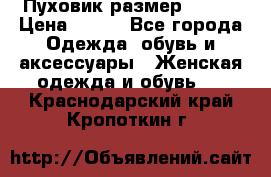 Пуховик размер 42-44 › Цена ­ 750 - Все города Одежда, обувь и аксессуары » Женская одежда и обувь   . Краснодарский край,Кропоткин г.